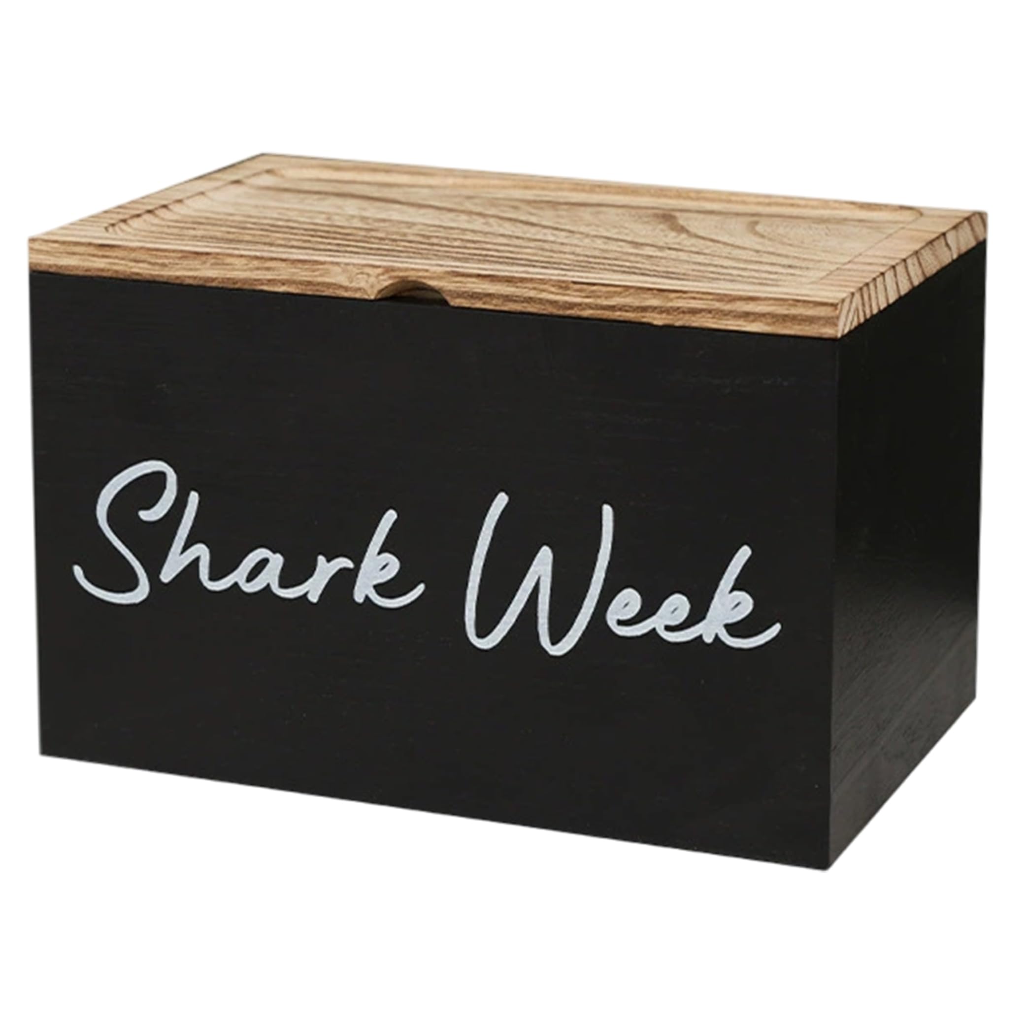 Tsawntd Bathroom Trays, Tampon Holder for Bathroom, Wooden Containers with Lids, Divided Storage Box Decorative Feminine Product Holder - Black