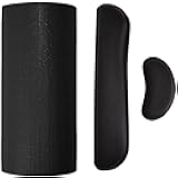 Gorilla Grip Smooth Drawer Liner and Wrist Rest, Drawer Liner Size 12x20, Non Adhesive, Wrist Rest Includes Mousepad Rest, Computer Keyboard Accessory, Both in Black, 2 Item Bundle