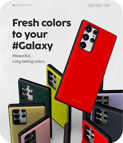 Miniatura 508 de GOOSPERY Parachoques magnético para puerta compatible con Galaxy S23, tarjetero tipo cartera, cierre automático, protección de doble capa resistente