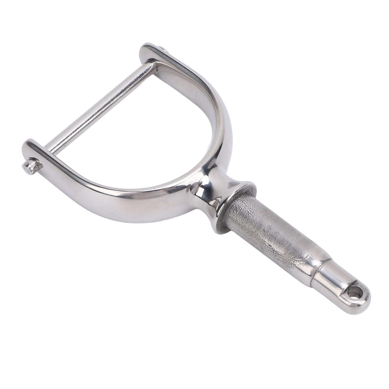 2 Pezzi di Scalmi per Remi in Acciaio Inox 316, Supporti per Pagaie e Remi a Morsetto, Senza Foratura, con Albero da 1/2 Pollice e Bullone Regolabile per Canoe, Kayak, Piccole
