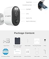 Vista 8 de REOLINK Argus 3 Ultra - Paquete de 2 con panel solar, cámara de seguridad solar 4K inalámbrica para exteriores, independiente, visión nocturna a