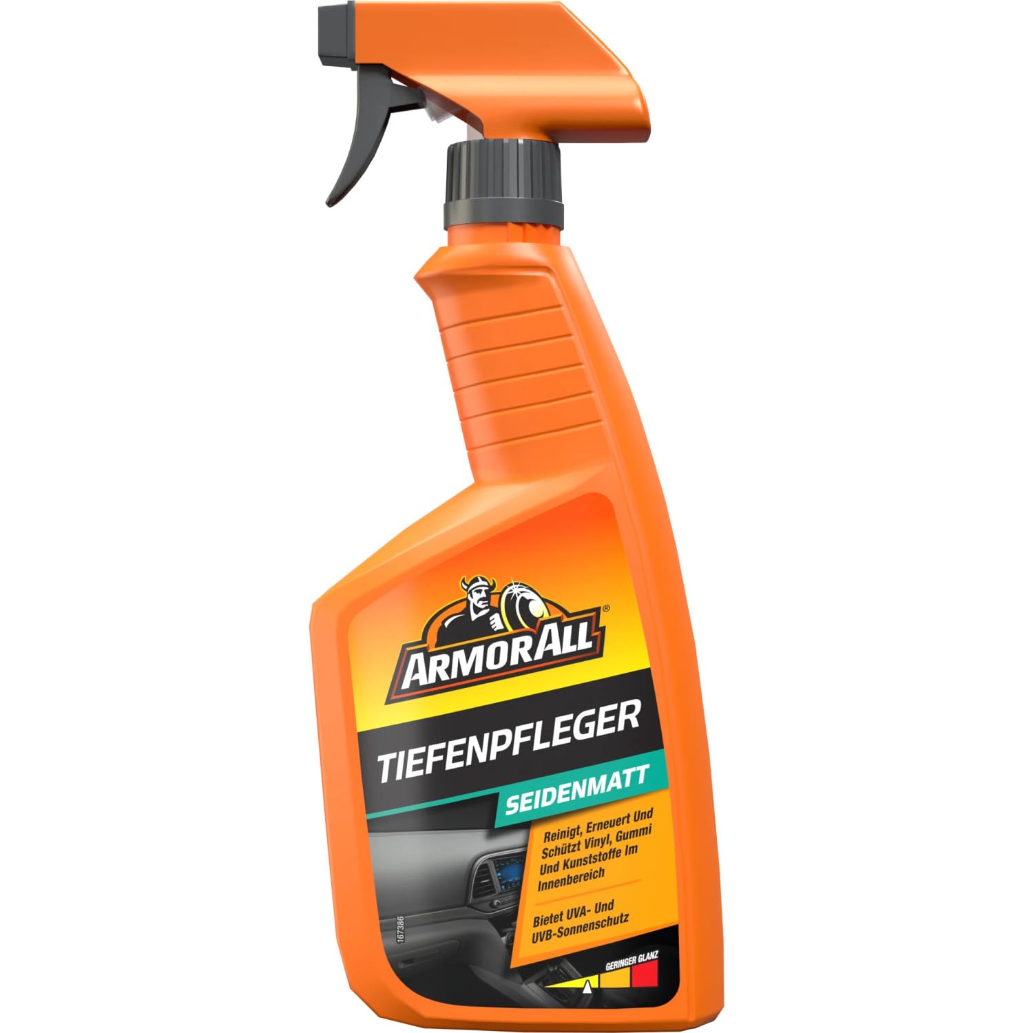 ARMOR ALL Kunststoff-Tiefenpfleger seidenmatt 500 ml für Vinyl, Gummi, behandeltes Leder, versiegeltes Holz u.v.m.