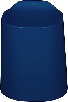 Regency DOTT Plastic Stackable Stools (Set of 4)- Navy Blue