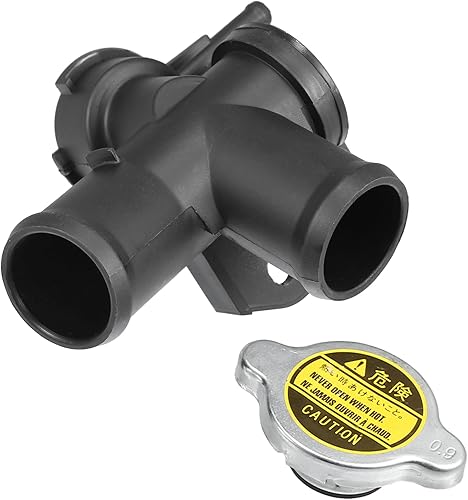uxcell No 21501-9HA0A21430-8991C Cuello de relleno del radiador del motor con tapa completamente sellada para Nissan Altima 2.5L L4 2007-2013 Tubo