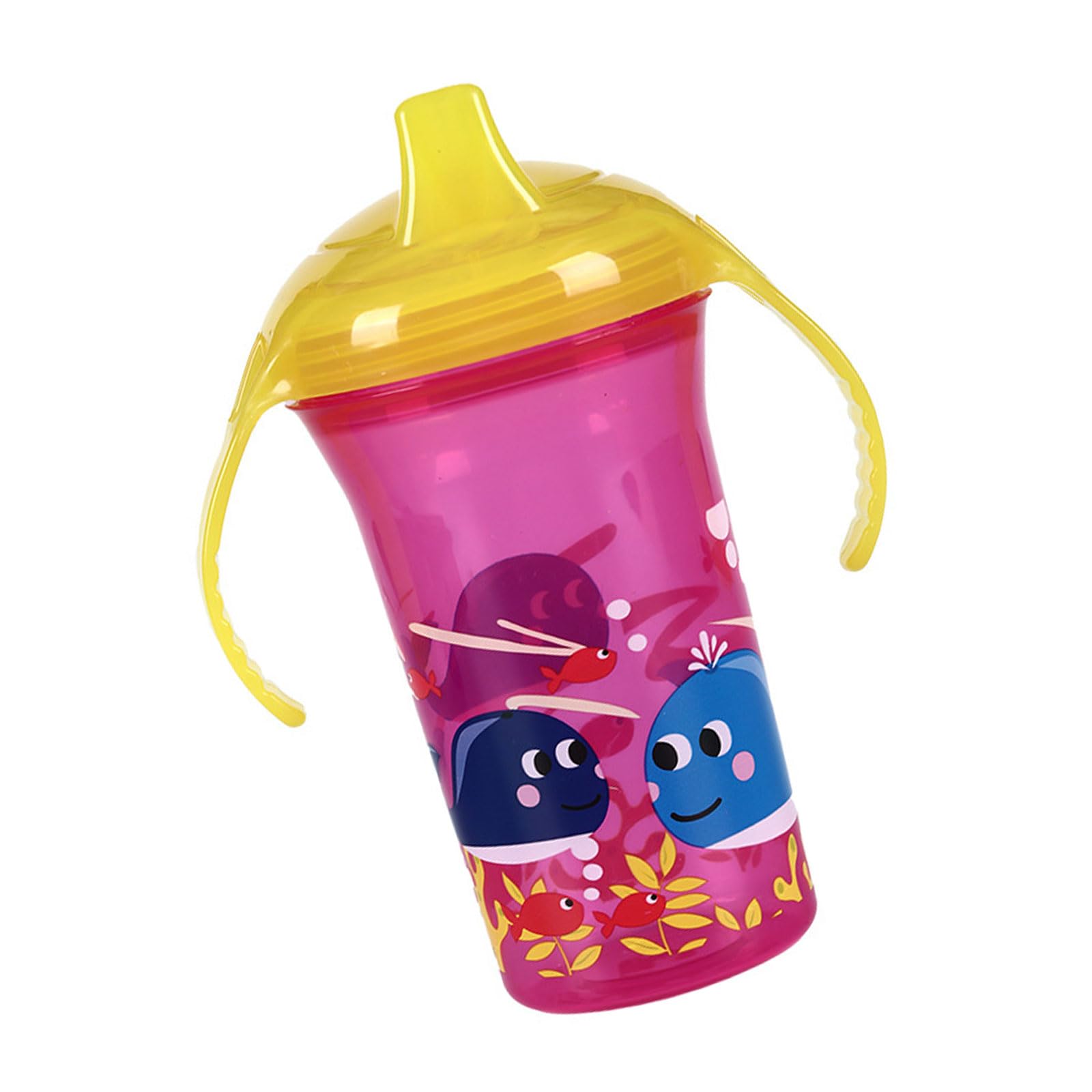 HGENAHGTF 300ML Baby Learn to Drinking Cup Learning Water Bottle Safe and Portable Leak-Proof Infant Cup Nonslip Bottle
