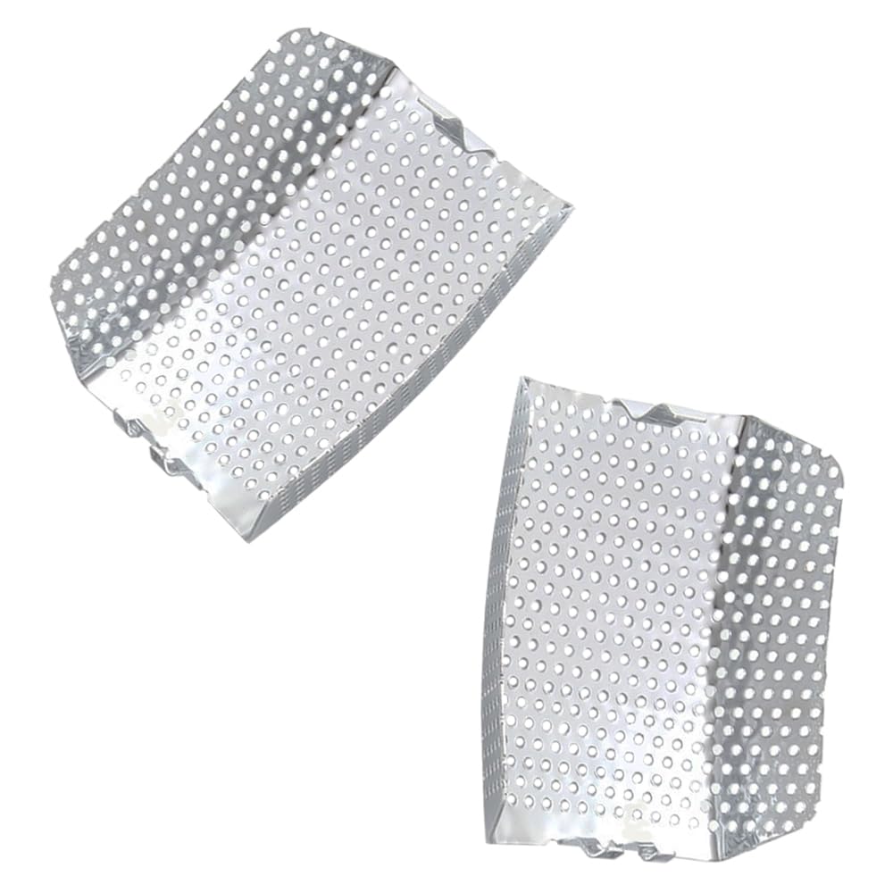 MASO Inserti di copertura per pinza anteriore per moto, inserti per schermo pinza anteriore per moto, inserto pinza freno anteriore, copertura pinza anteriore in rete per moto, argento