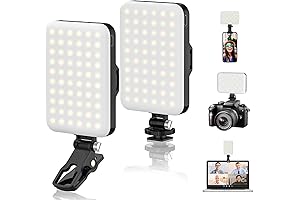 ALTSON 2-Pack Rechargeable Selfie Light for Phone with 60 LED