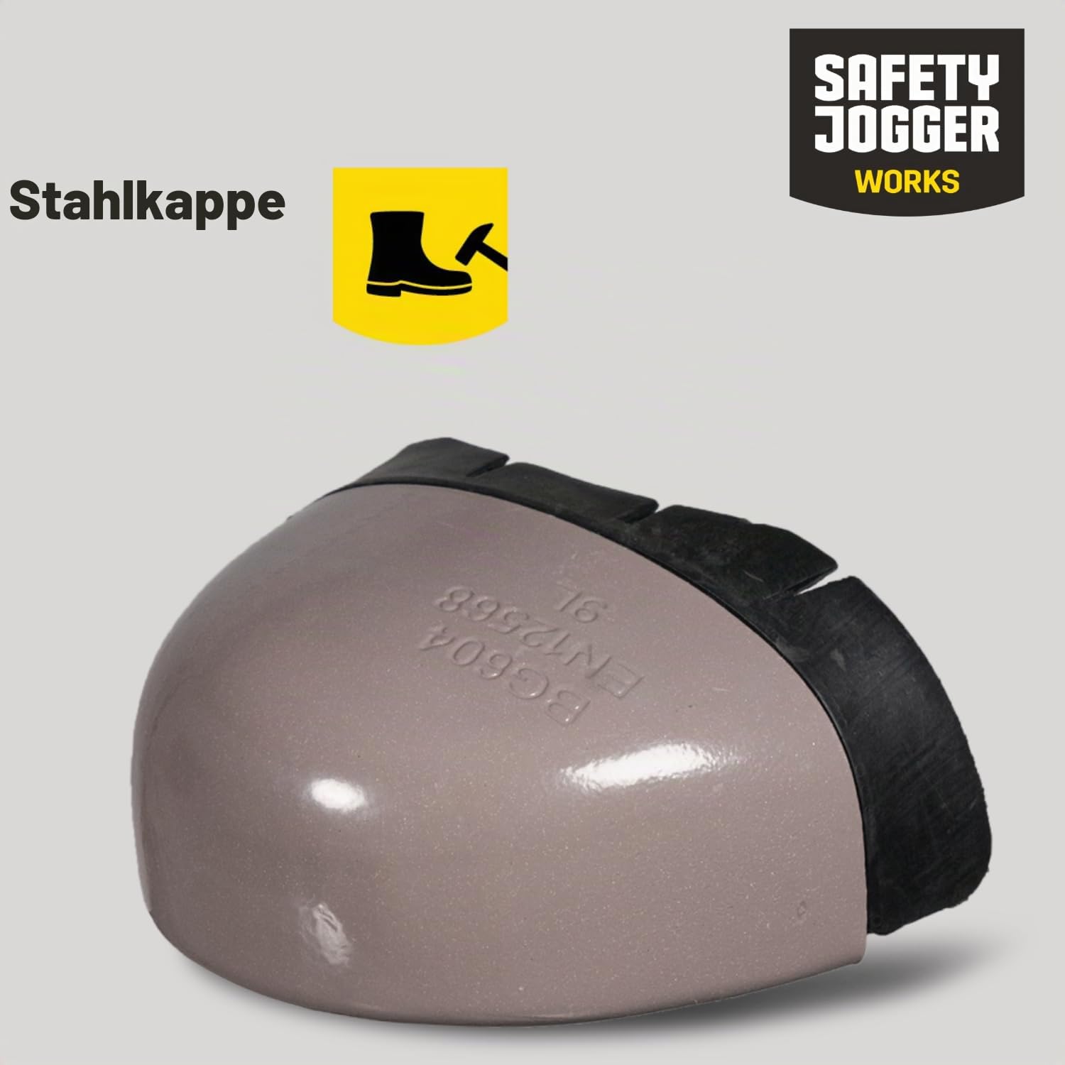 SAFETY JOGGER S3 Sicherheitsschuhe Herren mit Stahlkappe – X0600 - Rutschfester Arbeitsschuh für Damen, hochwertiger Leder Sicherheitsclog mit Stahlzwischensohle, Wasserdichtes, Schwarz