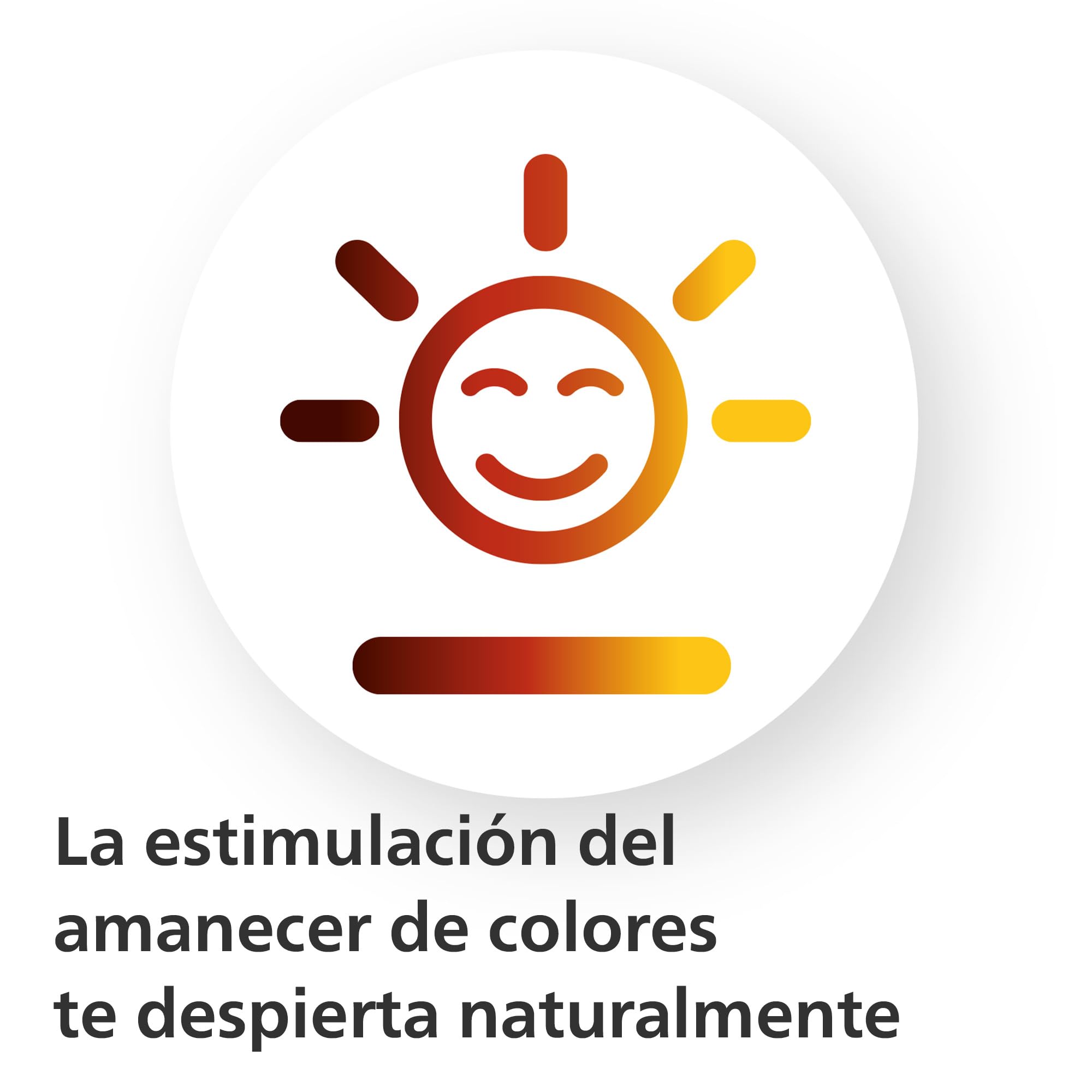 Philips Wake-up Light HF3531/01 Despertador de luz natural, 7 sonidos naturales, radio FM, alarma, con cargador móvil, plástico, Blanco, Con cargador móvil, 1 kilogramo
