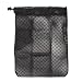 JEANSWSB 13" x 15" Heavy Duty Laundry Nylon Mesh Stuff Sack - Ventilated Washable Reusable Bag with Sliding Drawstring Cord Lock Closure