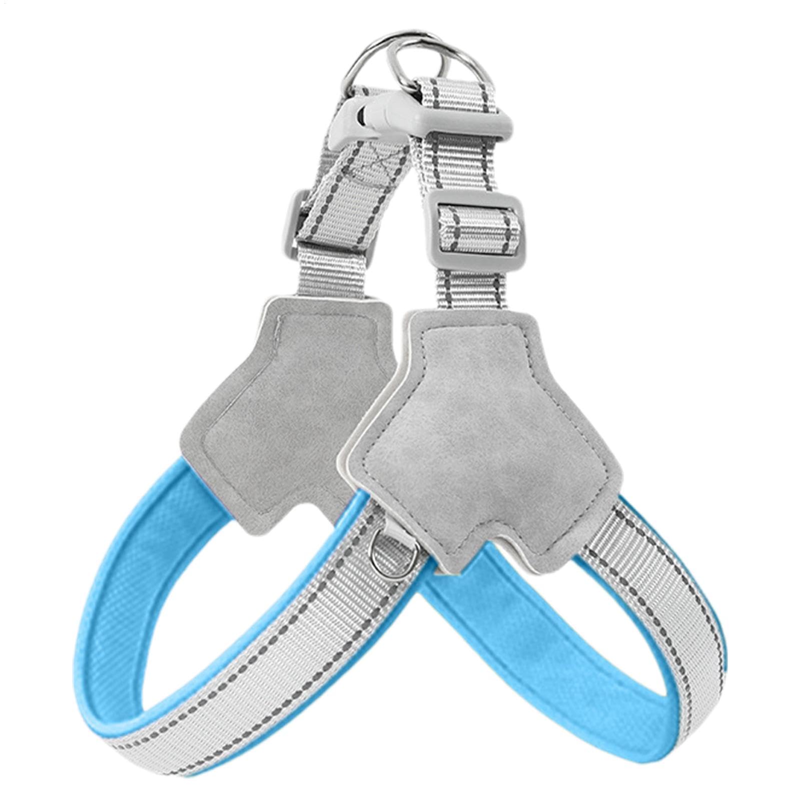 Imbracatura riflettente per animali domestici gilet per passeggiate per cani - Imbracatura per cani in Y senza di clip anteriore riflettente - Accessori per l'allenamento a piedi per cuccioli