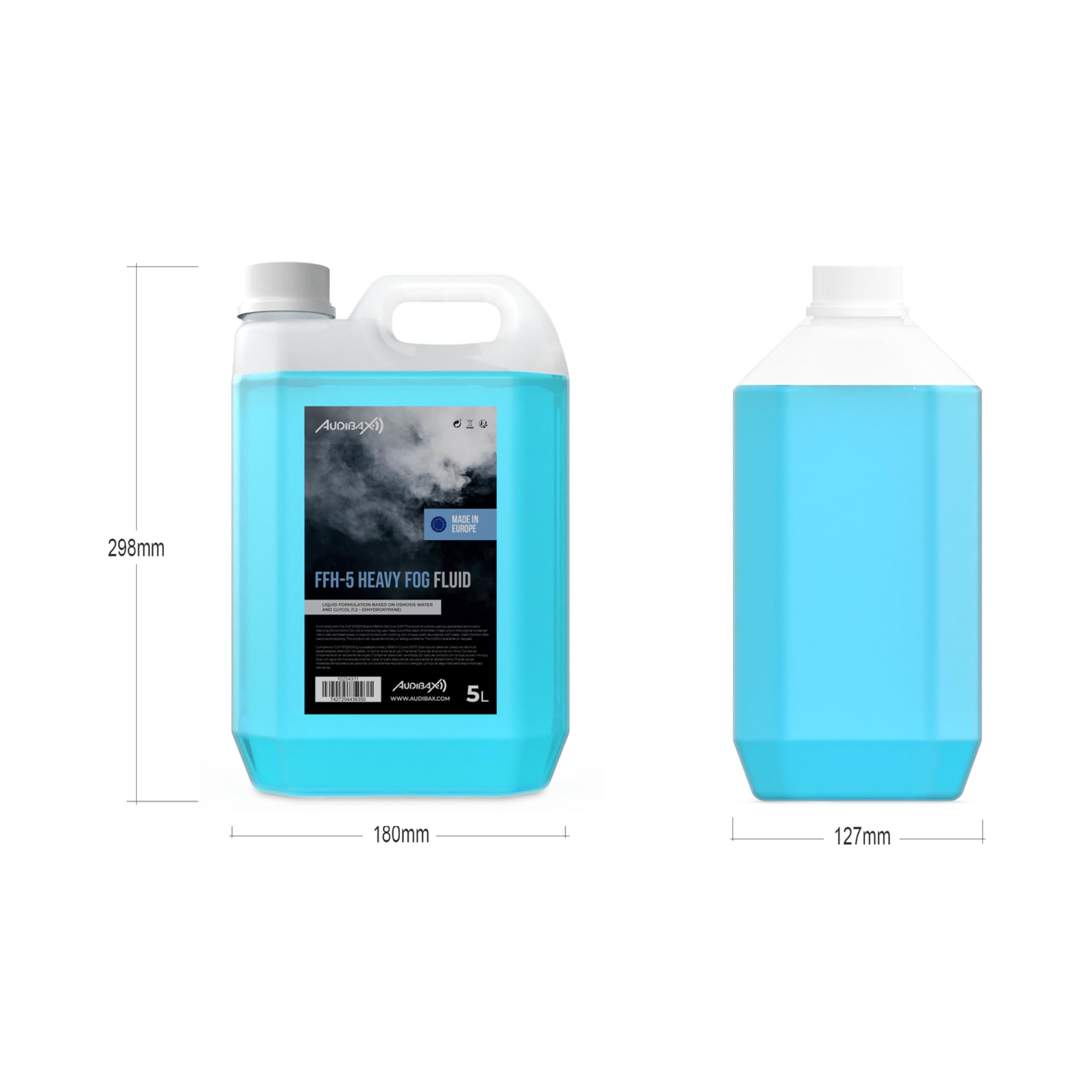 Audibax FFH-5 Fog Fluid Liquido De Humo Alta Densidad 5L