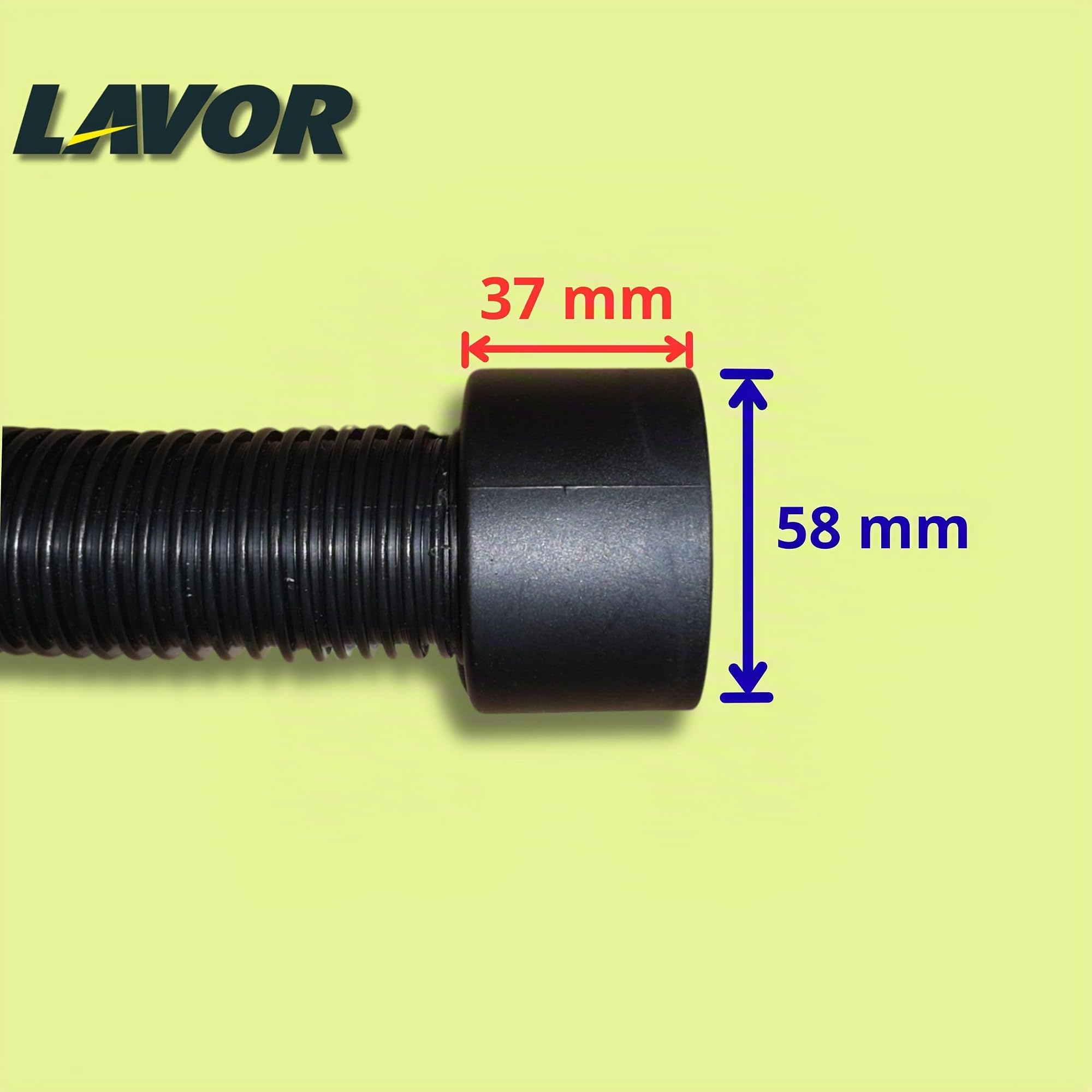 Tubo Aspirapolvere 1,5 m Ø40 in Plastica con Bocchetta 15 cm – Made in Italy – Compatibile con Aspiratutto Freddy 4in1, Kombo 4 in1, Poker 4in1, Rudy 1200 S, Vac 18 Plus, Vac 20 S