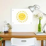 Glass Dry Erase Whiteboard for Wall, 30 x 40cm, Brilliance White | Small Glass White Board for Home Kitchen, Office, Frameless Glass Whiteboard
