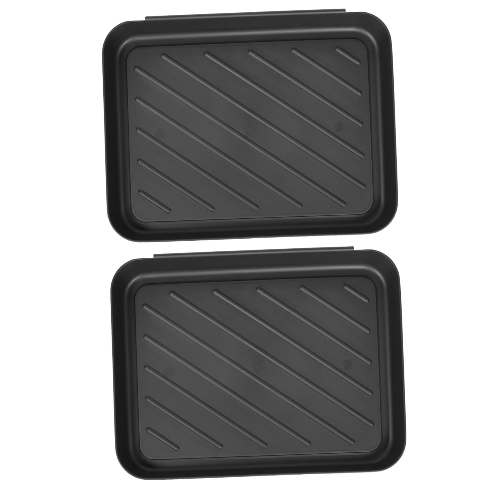 SOLUSTRE 2Pcs Multi Purpose Shoes Tray Indoor Outdoor Boot Tray Versatile Flower Pot Mat Entryway Storage Easy to Clean