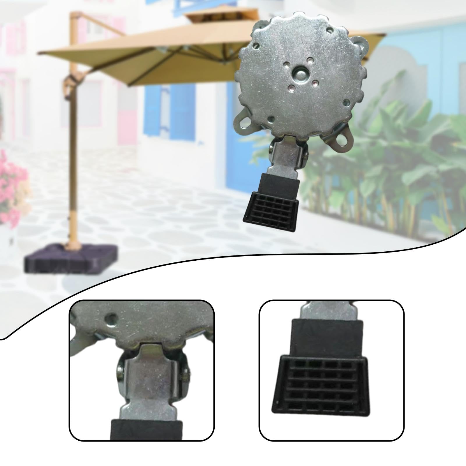Base per ombrellone da giardino, accessori per barbecue, patio, spiaggia e cortile, supporto resistente per ombrelloni e attività all'aperto per il tempo libero