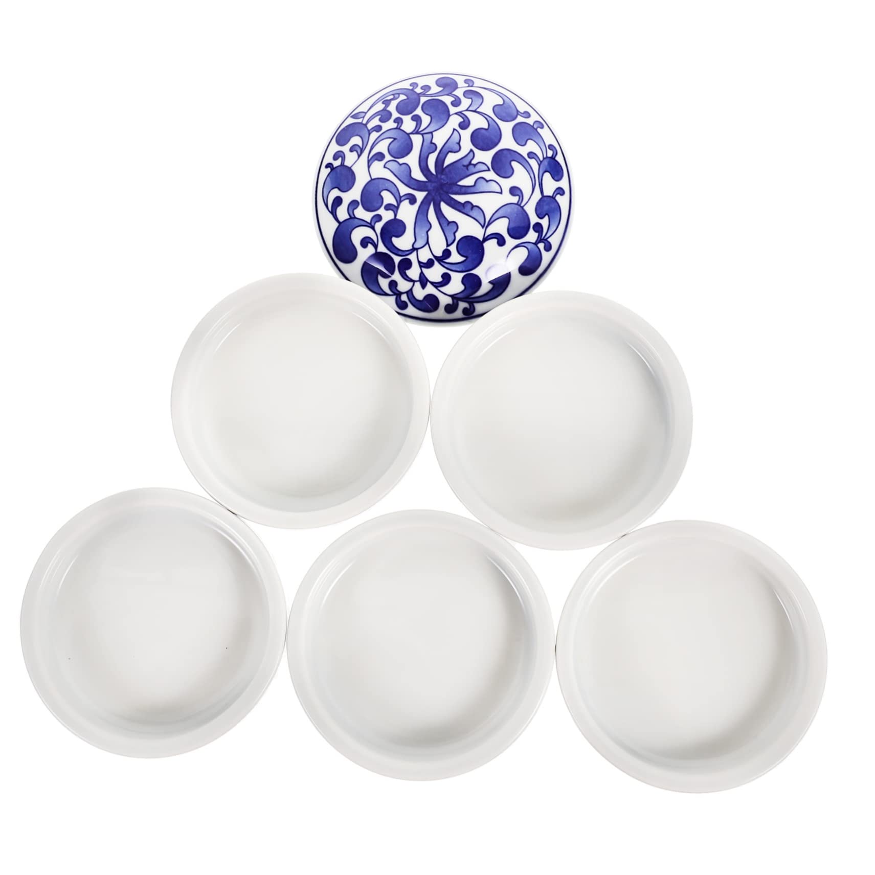 Tavolozza Ceramica a 5 Strati per Pittura, Set Unico | Struttura Impilabile, Finitura Decorativa, per Acquerello e Pigmenti, Uso Pratico per Artisti Adulti