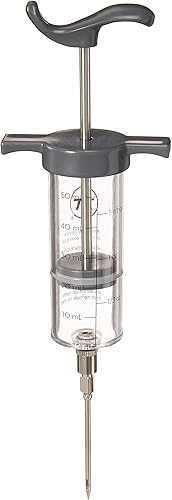 Outset Inyector de marinada Q120 con aguja extraíble, acero inoxidable y plástico