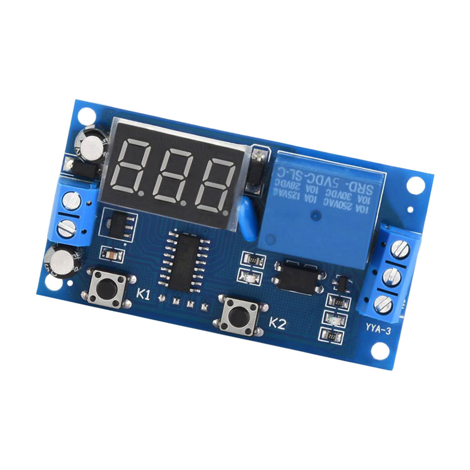 Industrial Digital Display Delay Delay Time Multifunction Module Countdown Switching Control Module Timer Cycle Timer for Fish Tank Control