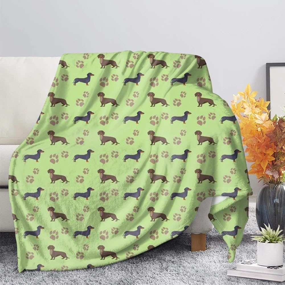 Couverture Chien 3D Plaid Polaire 220x240 Empreintes de Pattes de Chien Doux Microfibre Couverture en Flanelle Mignon Couvertures et Plaids Chaud pour lit Jeté de Canapé m6082