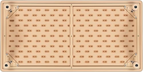 Miniatura 25 de Flash Furniture Wren - Mesa de actividades rectangular de plástico verde de 24 pulgadas de ancho x 48 pulgadas de largo Verde,Natural,Rojo -