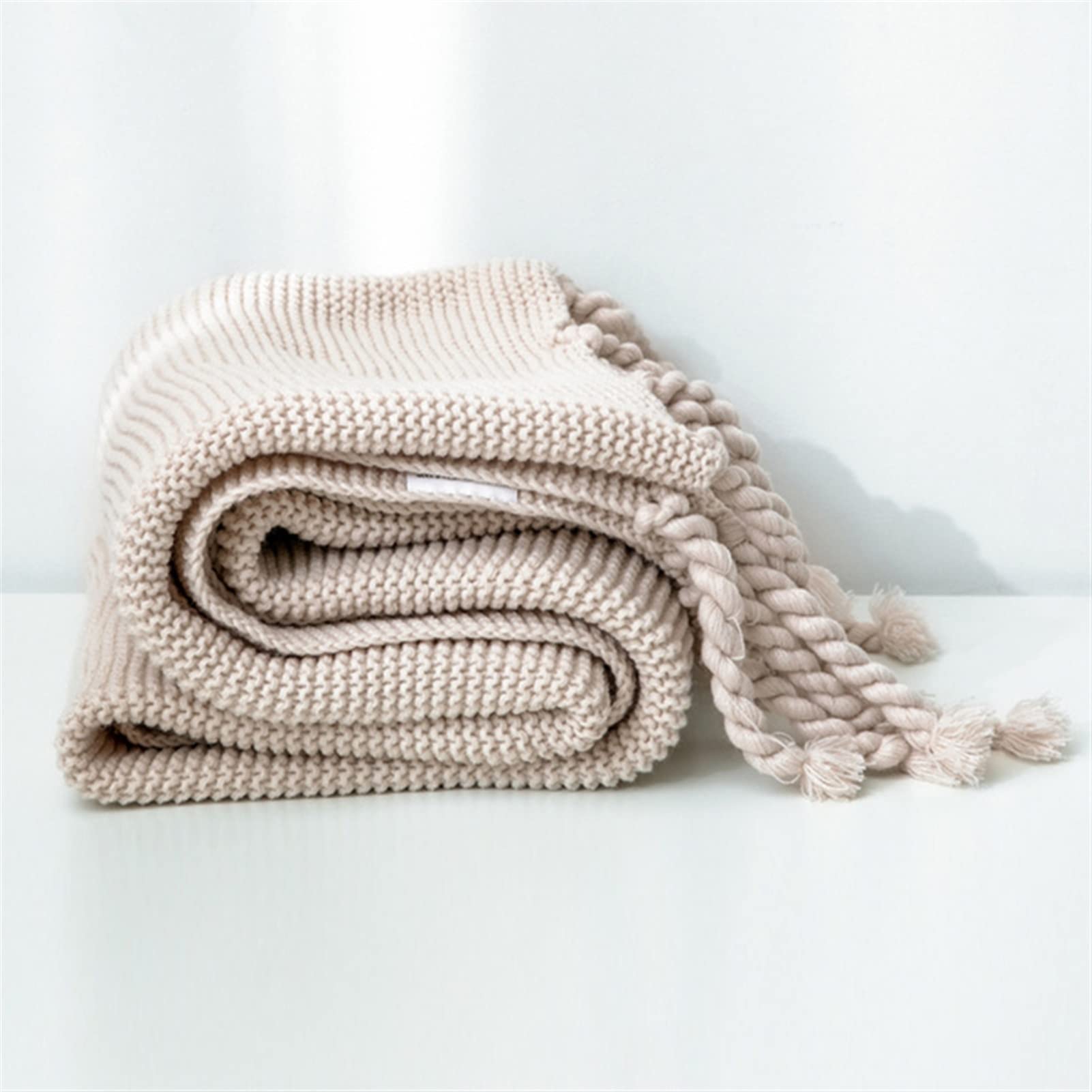 Couverture tricotée lit chaud plaid canapé jeté de lit doux