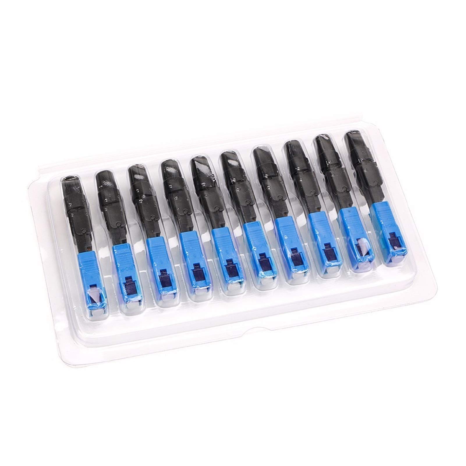 Xiaohu Adaptateur de convertisseur à Fibre Optique 50 pcs/lot ou 100 pcs/lot ou 200 pcs/connecteur SC/UPC SC/UPC/FTTH Connecteur Rapide (Color : 100PCS)