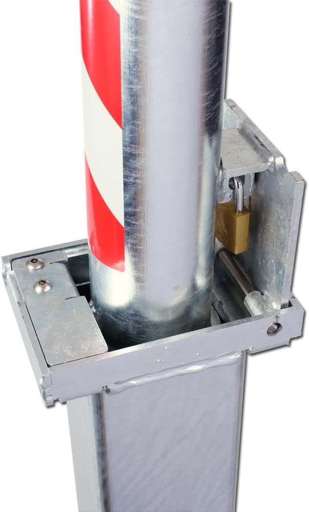 AUTOPA Retractapost Padlocked Retractable Parking Post - 500mm x 76mm