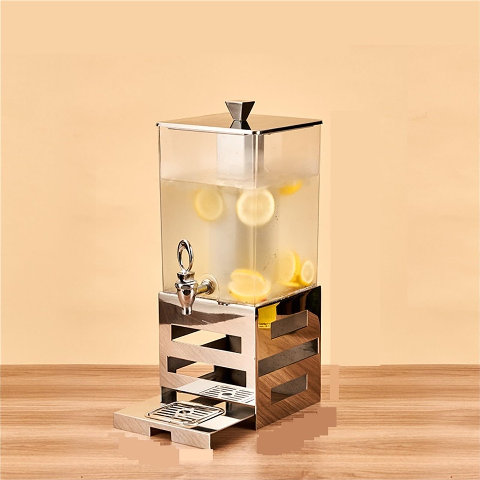 MYUYEE Juice Dispenser Drink Dispenser Beverage Dispensers With Stand And Ice Core – Cold Drink Server For Parties And Events Ice Chamber (Color2 10L)