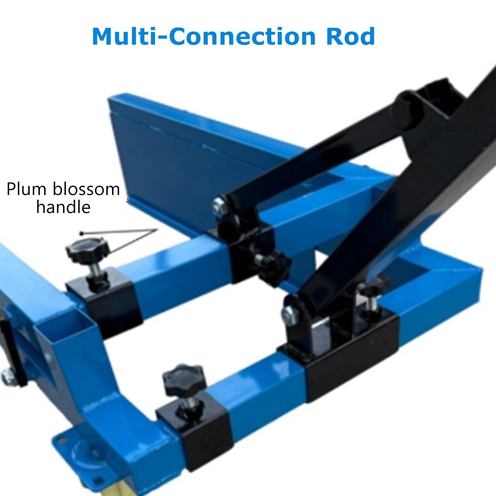Robuster Gemüsekorbwagen blau pulverbeschichtet Palettenwagen für einfachen Transport von Kisten - ideal für Lagerung, Herstellung & Einzelhandel