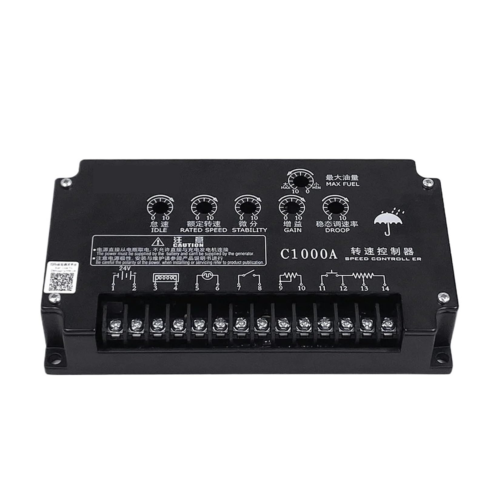 Jdilfunu C1000b Speed Controlle C1000a Control Unit For Generator Governor Controller Board Parts 1Pcs(C1000b)