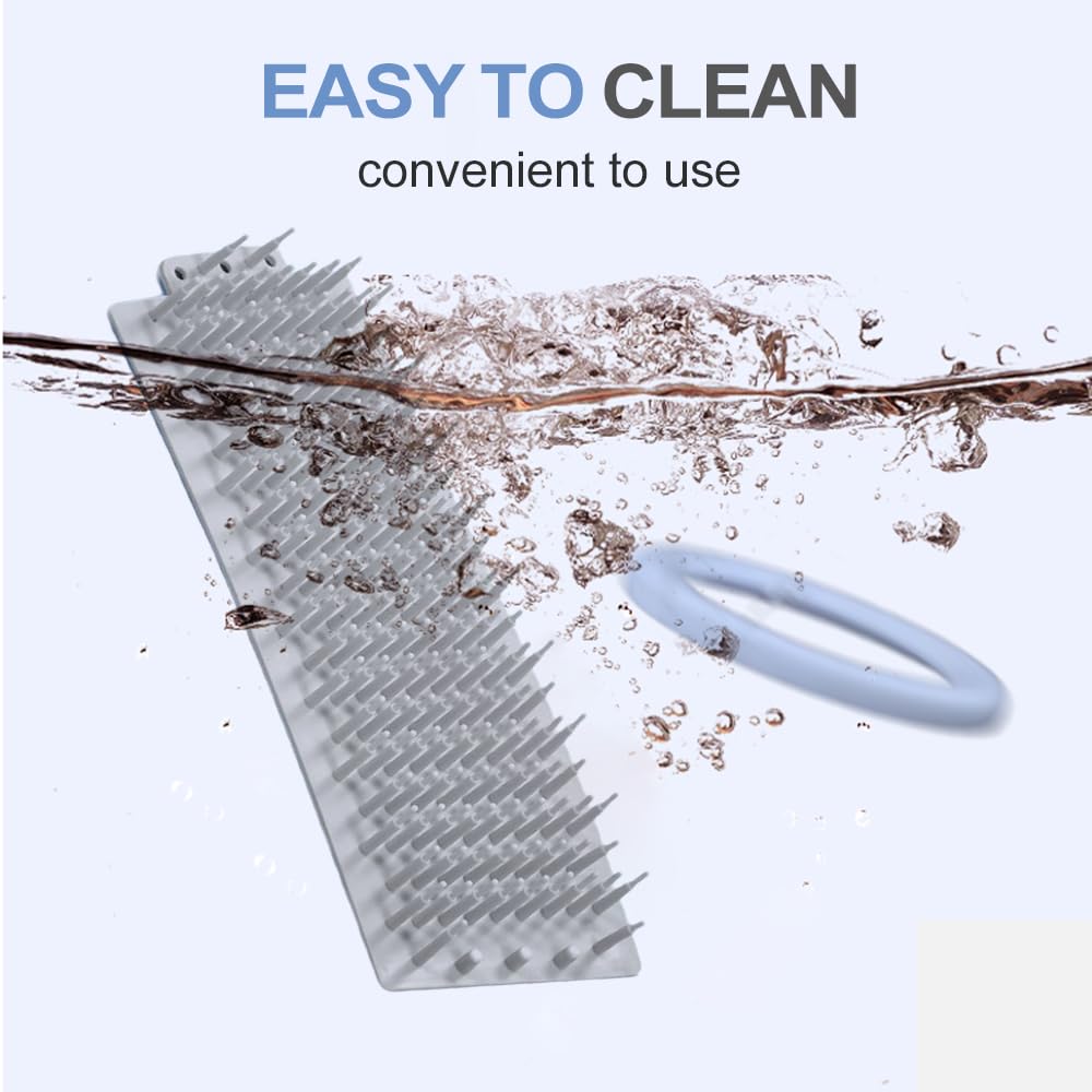 comepew Automatic Dog Paw Cleaner, Elektrisch Hundepfoten Reiniger, 360° Hunde Pfotenwaschanlage, Silikonbürste, USB Wiederaufladbar, Weiß/Blau, für Hunde und Katzen, Unisex, Kinder