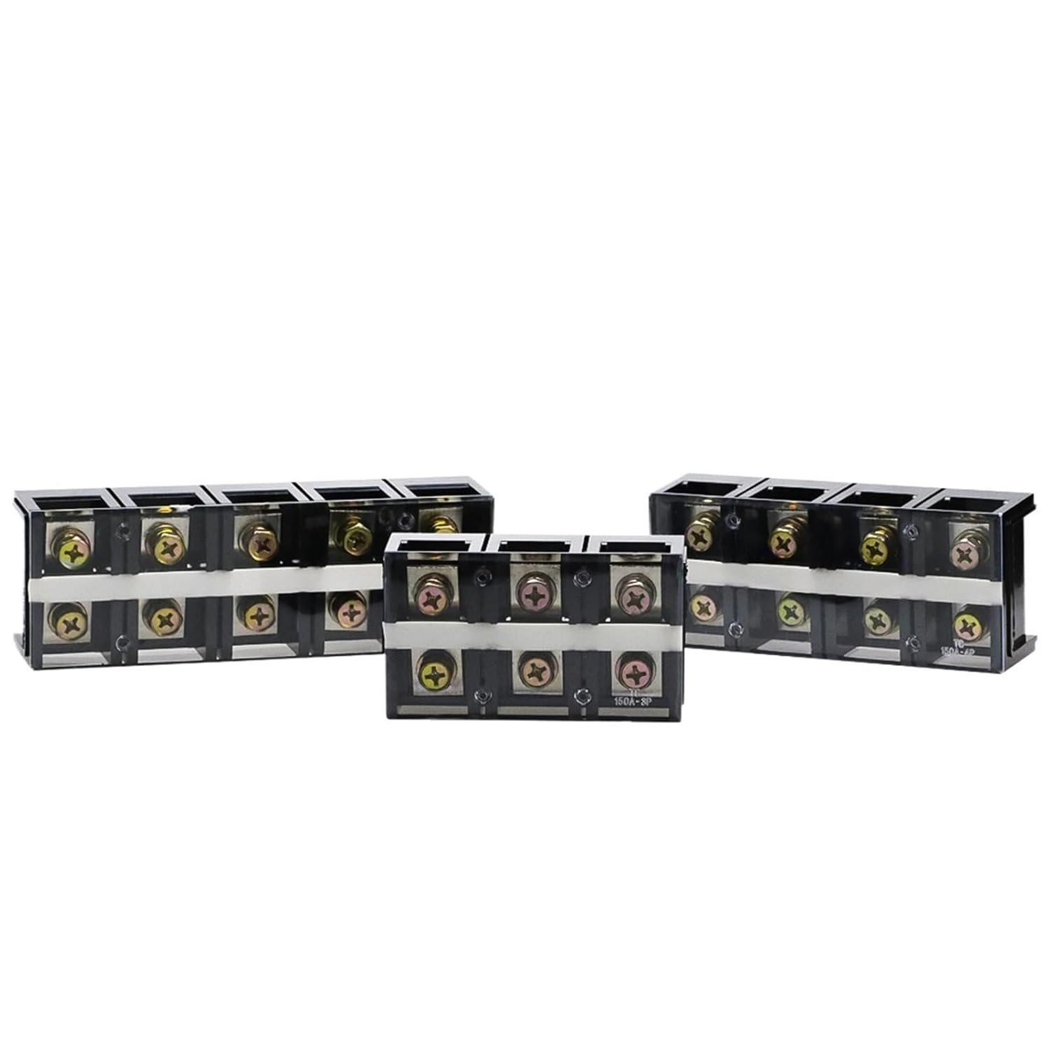 1Piece TC High Current Barrier Screw Terminal Block TC150 Series Wire Connector 600V 150A 1503/4/5 Positions Connector(TC1505)