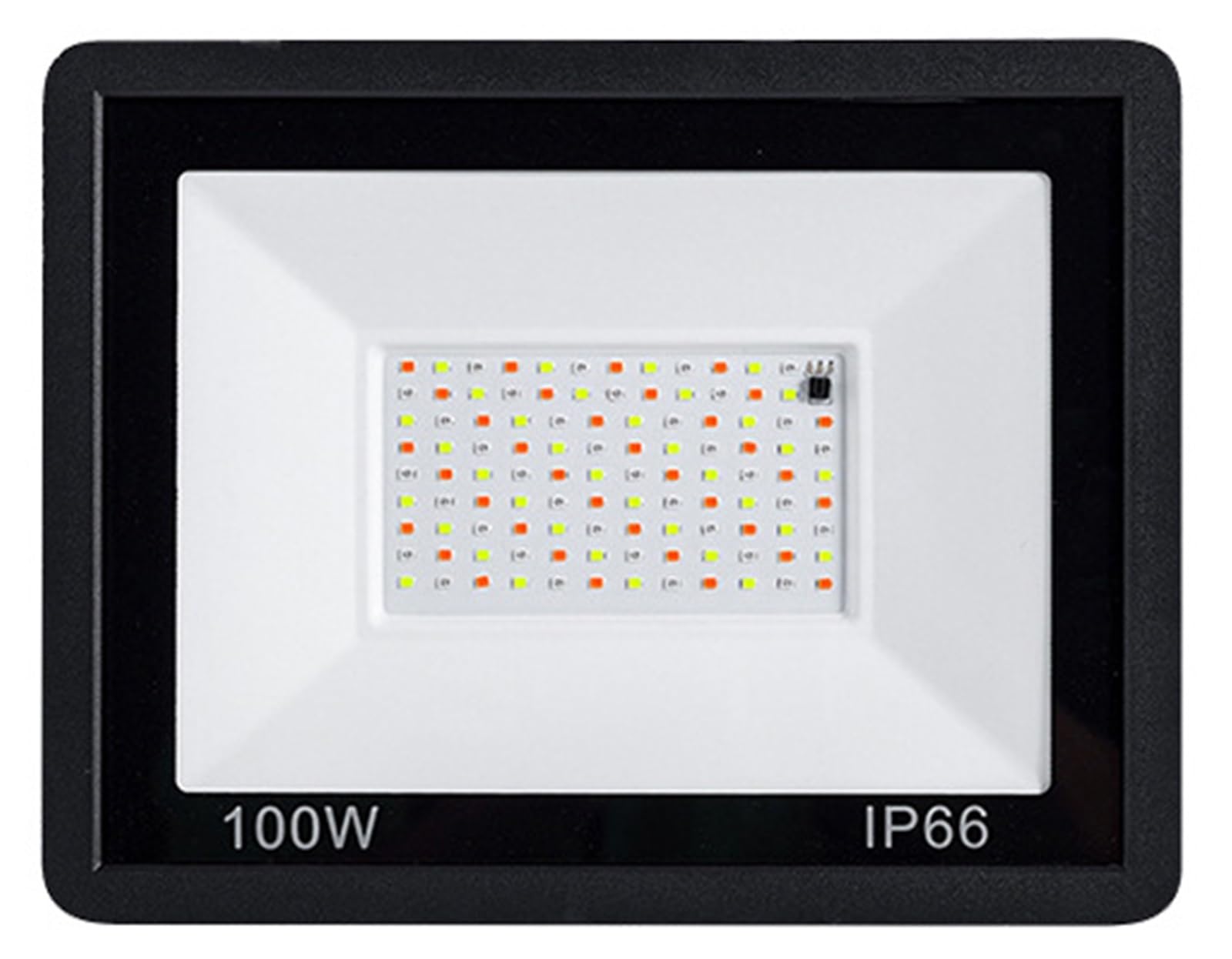 Lampy bezpieczeństwa Reflektor LED RGB 30W 50W 100W IP66 Zewnętrzny Wodoodporny Or Lampa Ogrodowa Oświetlenie do ogrodu(100W)