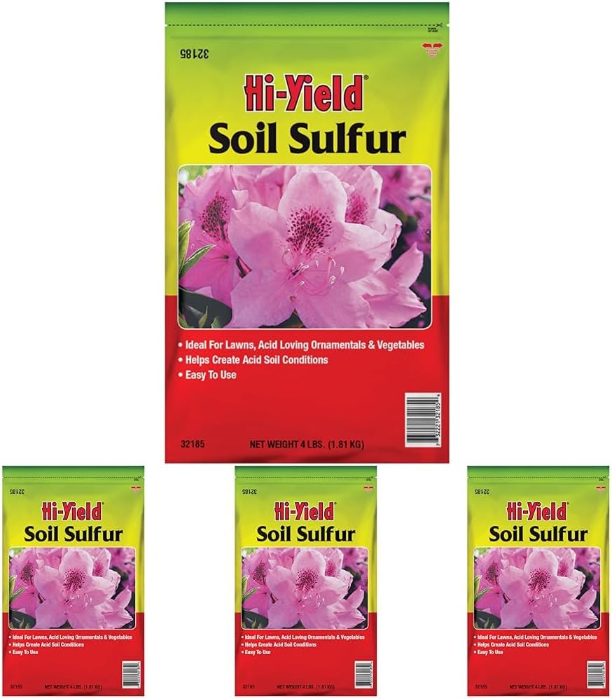 Hi-Yield (32185) Soil Sulfur (4 lbs.) (Pack of 4)