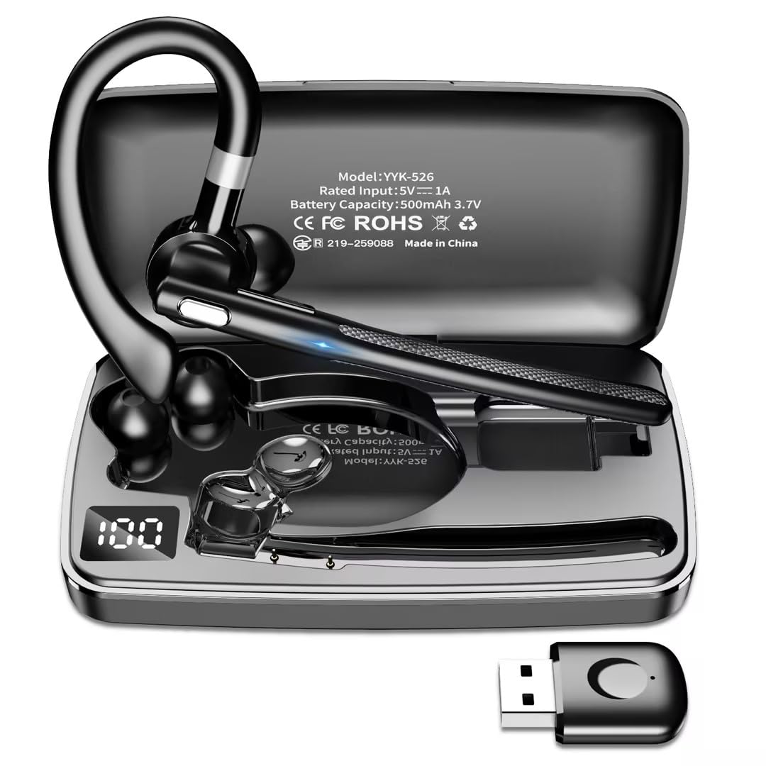 Amazon.co.jp: 【2025新登場 Bluetoothヘッドセット】YYK-526