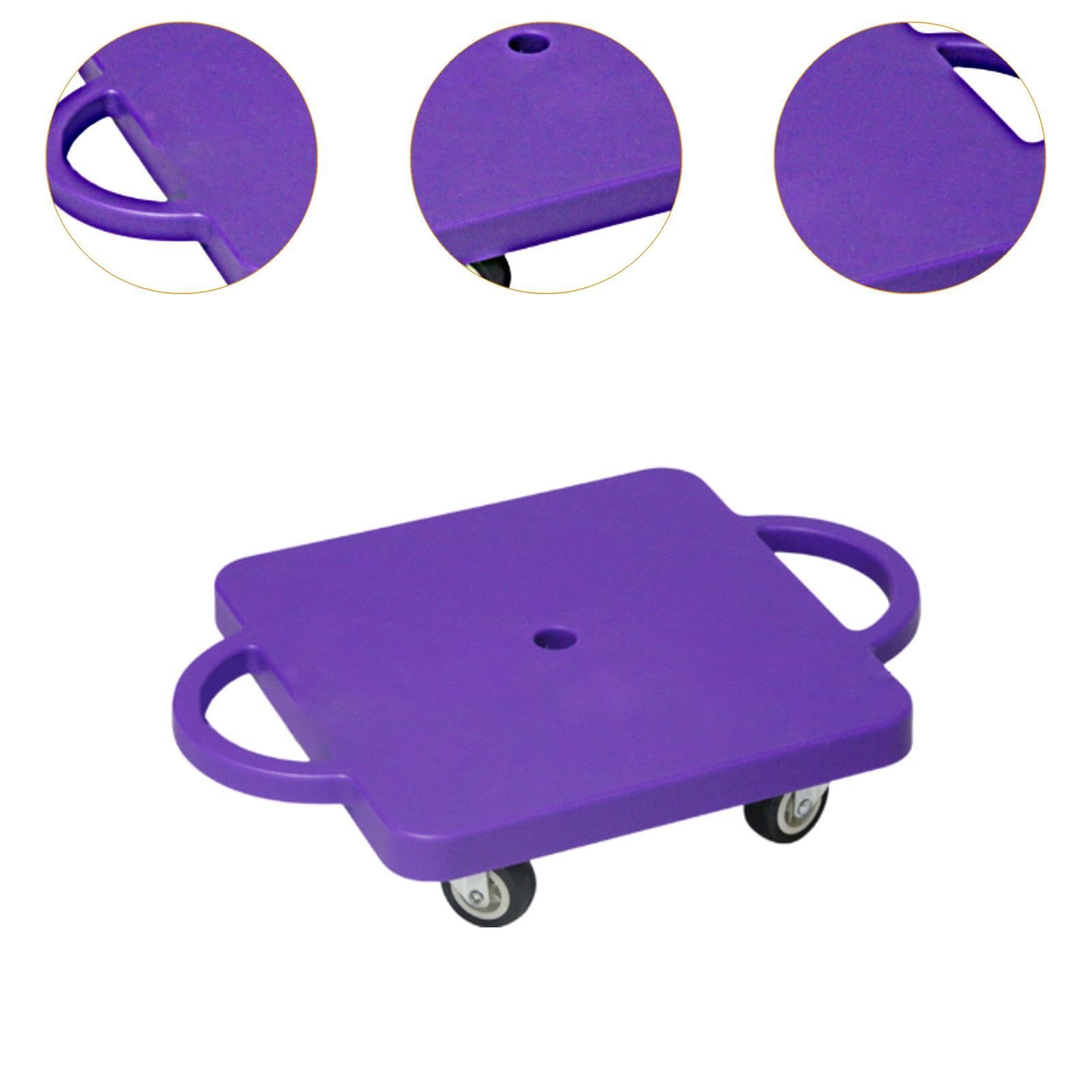 Juguete Infantil con Asas, Tabla de Asiento con Ruedas Silenciosas, Juguete de Equilibrio Motorizado, Estructura de PP Segura, Adecuado para