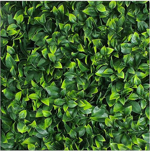 Image of ULAND 12Pc in 20" x 20", Artifical Topiary Gardenia Hedges Panels, Faux Plant Shrubs Greenery Backdrop Wall Decorations, Outdoor Privacy Screen Fence