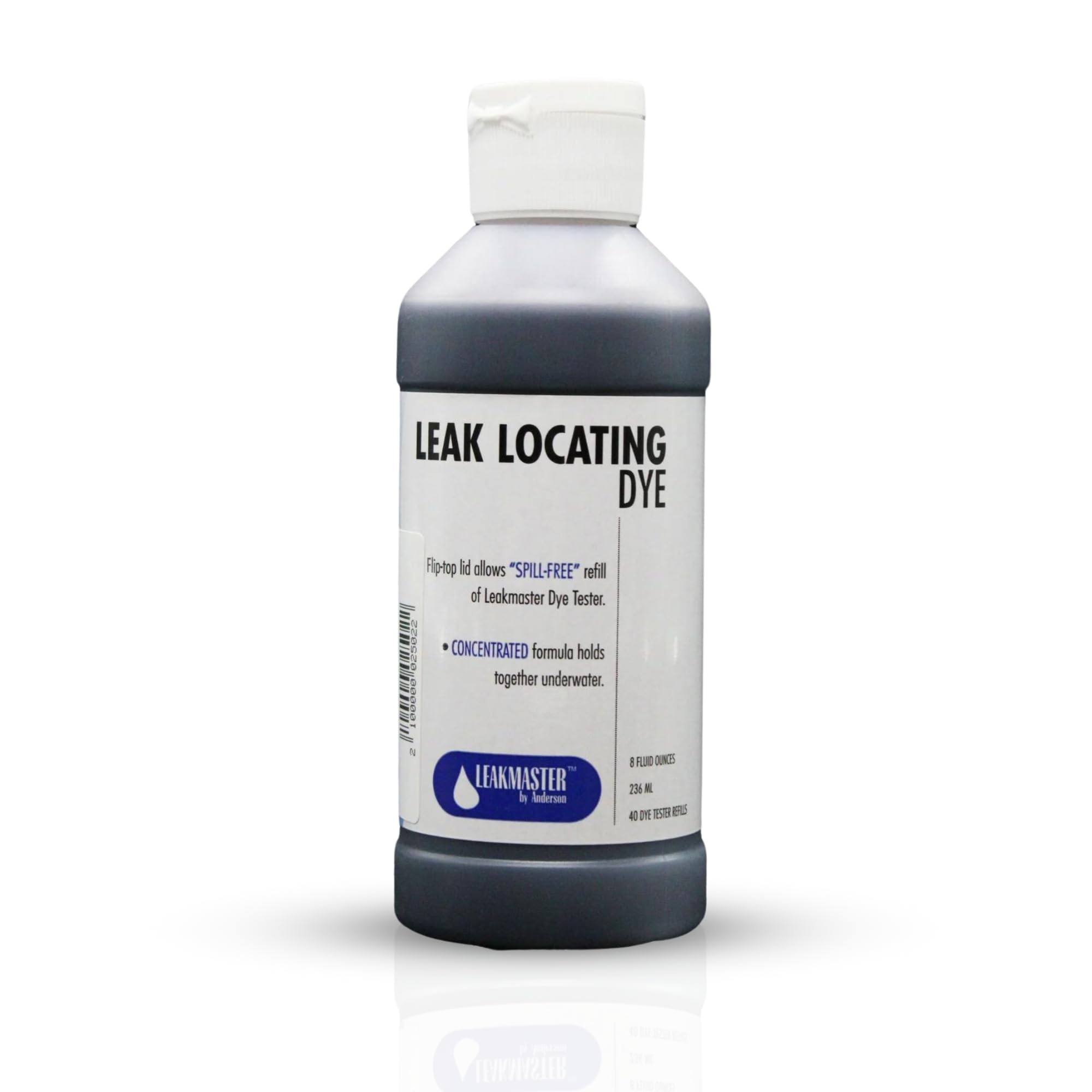 Pool Leak Dye Tester for Leakmaster - Spa/Party Pool Dye for Pool Leak Detection - Leak Locating Dye & Refill for Pool Leak Detection Dye Kit to Find Precise Spot of Structural Pool Leaks - Blue, 8oz
