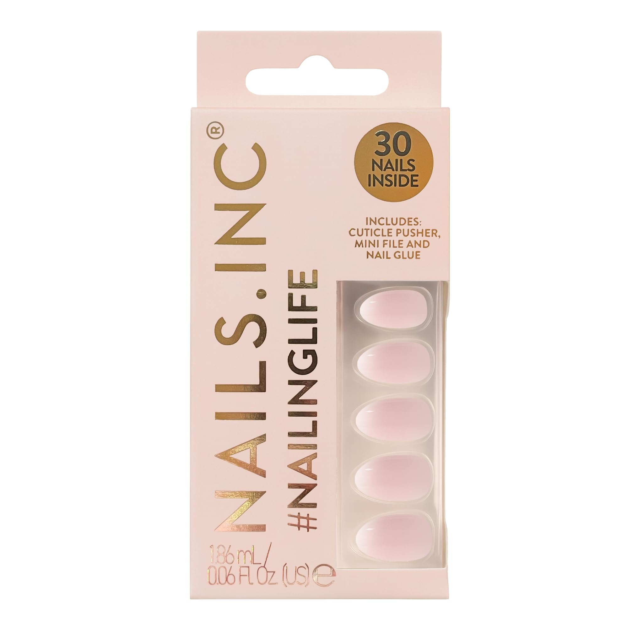 Nails.INC So Selena Nude Ombré Press-On Nails – Image 2
