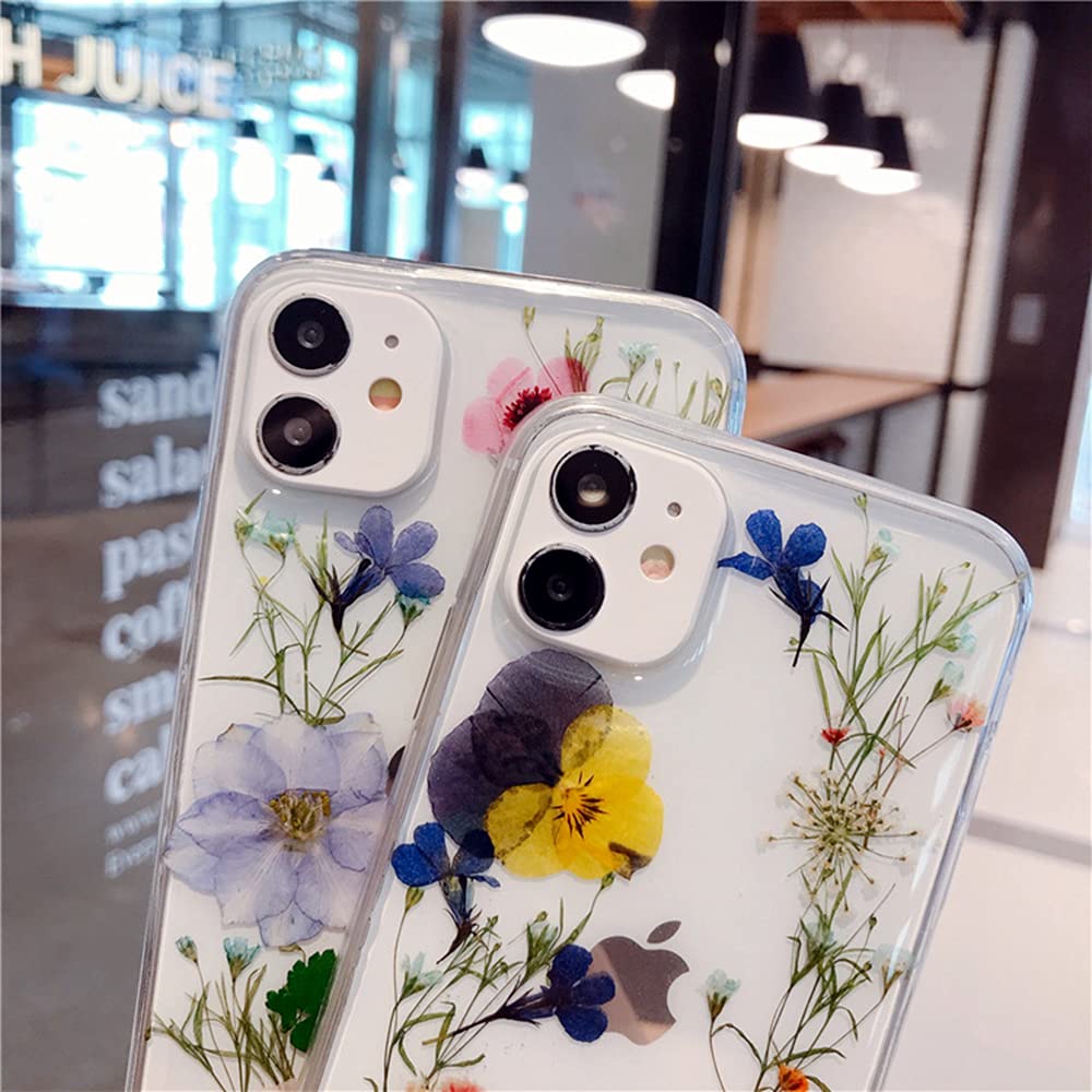 ケース 防水 電話iphone11 12 pro ドライフラワー Amazon.co.jp: 花の電話ケース美しい防水保護電話iphone11 / 12 / pro
