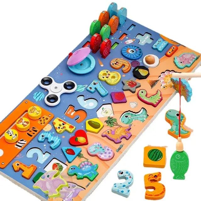 JOUETS BY EDUSPARK 7-in-1 Educational Toy Set, Montessori Educational Toy for Kids, Toddler Learning Toys, Multi-Activity Learning Set (B0CV3SNNMG) Amazon Price History, Amazon Price Tracker
