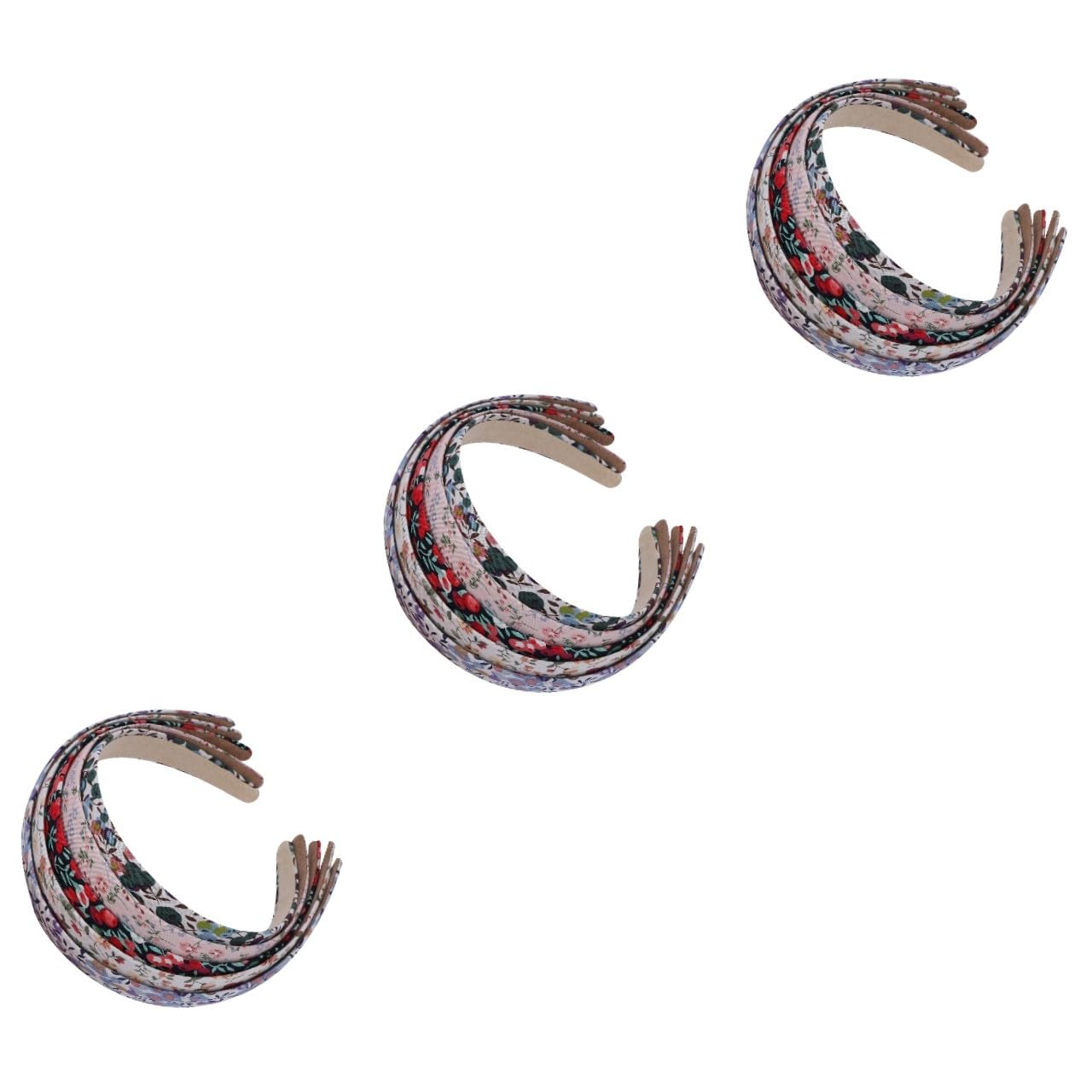 FRCOLOR 15piezas Diademas De Tela Floral Para Lavado Facial Accesorios Prácticos Para Cuidado Del Cabello Conjunto