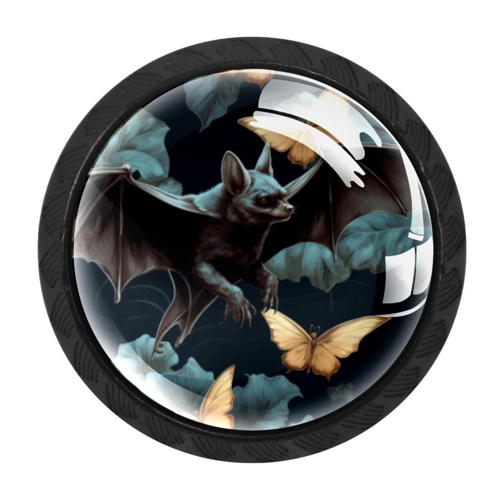 Chenzzzz Multicolored 12 4 Pack Bat Kitchen Cabinet Knobs Drawer Knobs Door Dresser Handles For Personalized Gifts Great For Any Occasion