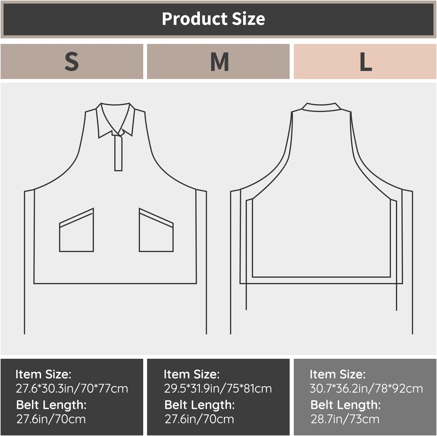 Segbeauty Hairdresser Apron, Professional Salon SPA Hair Stylist Vest Cosmetology Apron Pet Groomer Work Clothes - Image 6