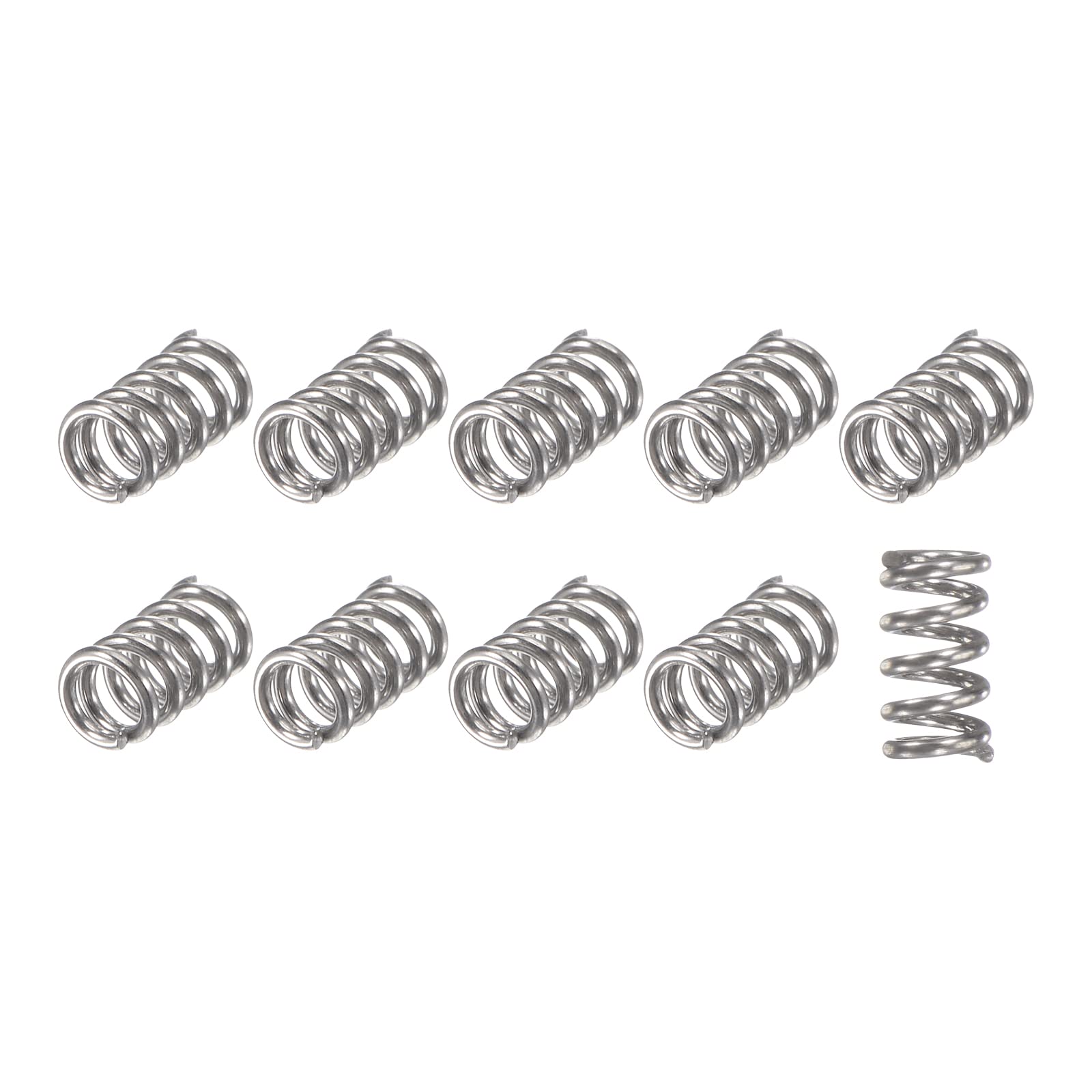 METALLIXITY Compression Springs (0.5x5mm OD,25mm Free Length) 10Pcs,Silver — Amazon image 18