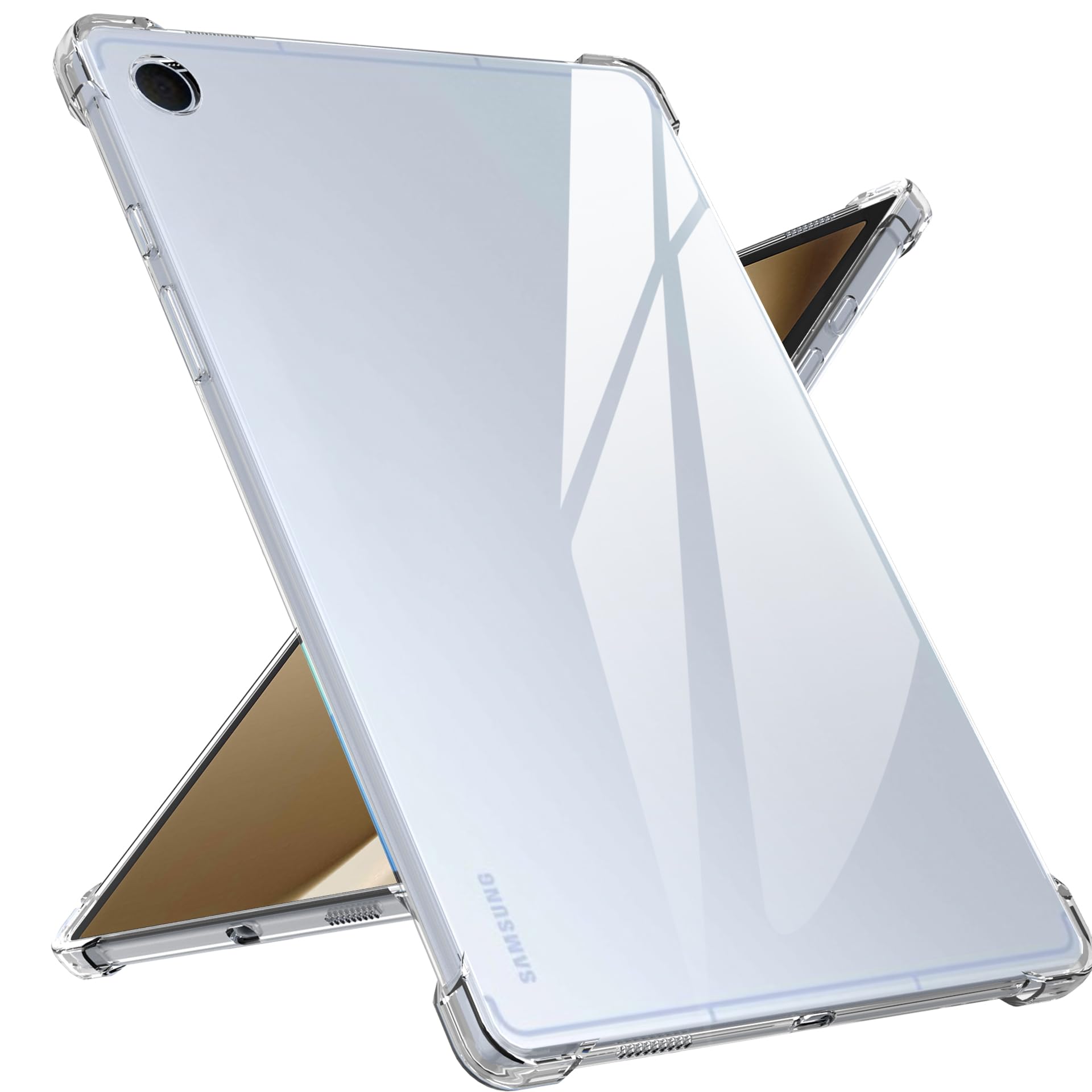 Custodia Cover per Samsung Galaxy Tab A11 Plus 11 Pellici, Protezione Avanzata per Airbag, Flessibile in Silicone TPU, Antiurto Antigraffio, Sottile Cover per Samsung Tab A11+, Trasparente