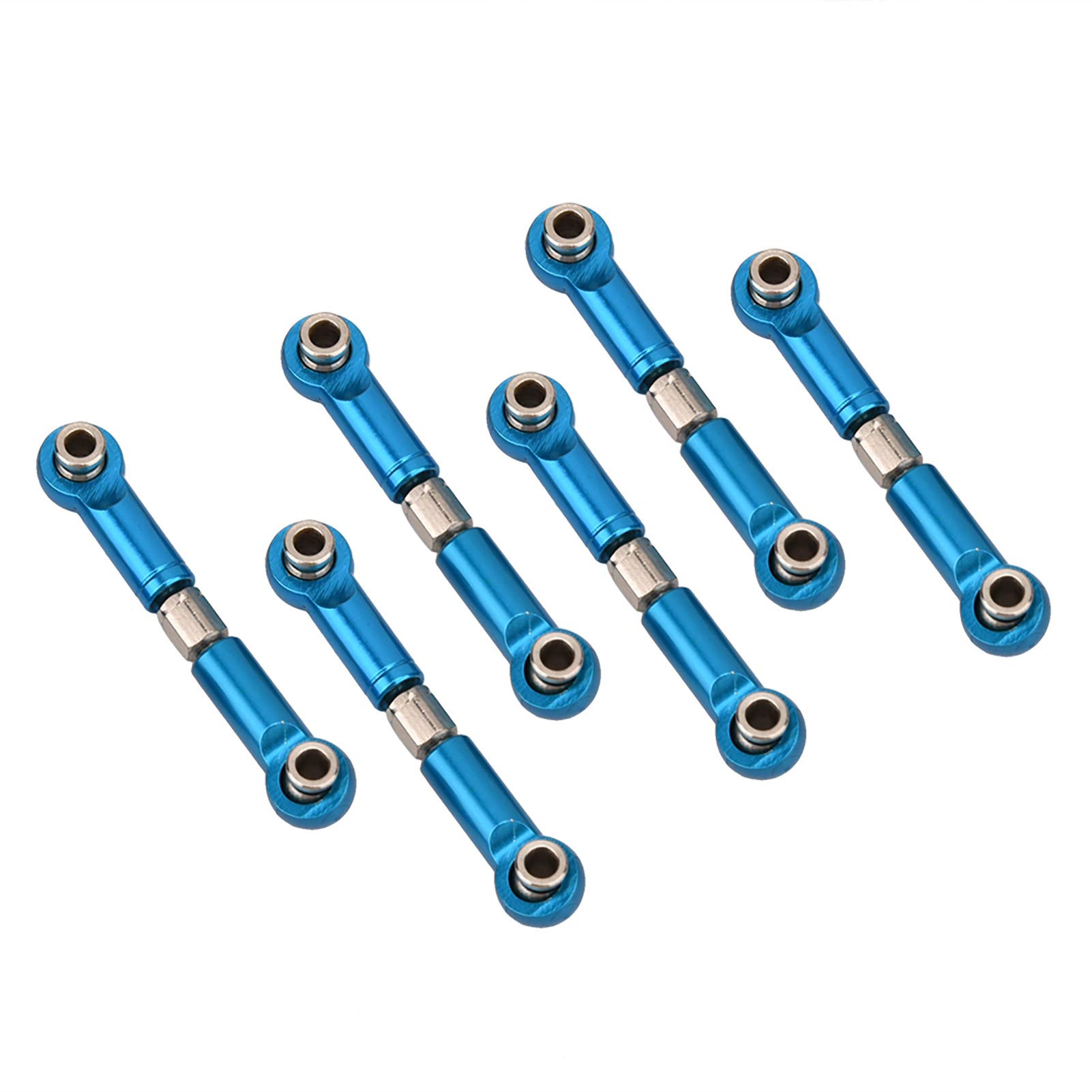 Metal Steering Linkage Rods Set for WLtoys 1/18 Model Car - High Strength and Durability, Improve Performance for RC Accessory Enthusiasts