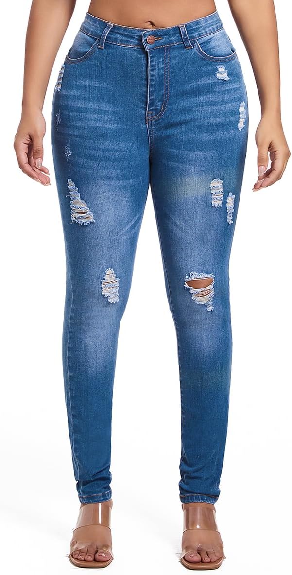 FISCLOSIN Women Colombian Design,Butt Lift,Sexy Skinny Jeans,Stretch Denim Pants