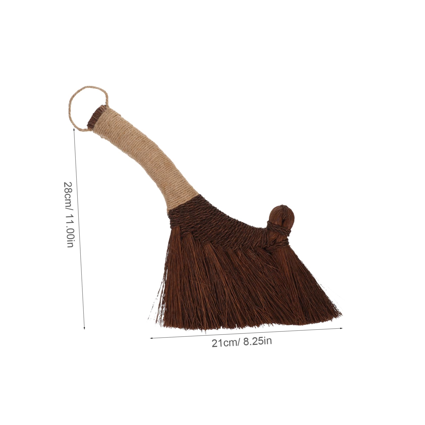 Alipis Small Hand Broom Sweeper Brush Desk Mini Broom Portable and Lightweight for Home Office Cleaning